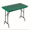 Correll R3060-29 R Series, Blow Molded Plastic Commercial Duty Folding Table, Rectangular, 30" x 60", Forest Green, Custom Built to Order in The USA view 1
