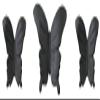 Yawata Kasei Sceltevie Tiernar Decole Morte (Magnet) 3P Butterfly, Black view 1