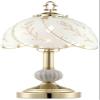 Regency Hill Traditional Accent Table Lamp 15" High Polished Brass Gold Floral Etched Art Glass Shade Touch On Off Decor for Bedroom House Bedside Nightstand Home Office view 2