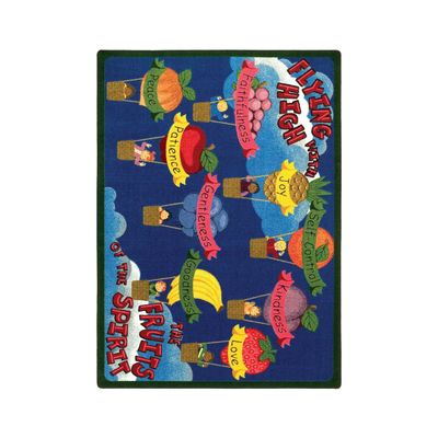 Faith Based Fruits of the Spirit Kids Rug