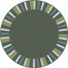 Joy Carpets Kid Essentials Clean Green Rug, Soft, 7'7" Round view 1