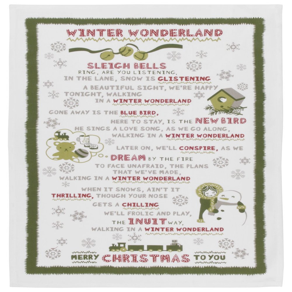 Now Designs Teatowel, Winter Wonderland