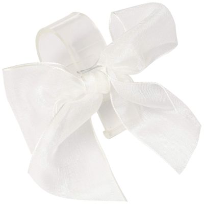 Amscan White Bow Table Clips | 4 pcs | Wedding and Engagement Party