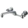 Kingston Brass KF200 Wall Mount Kitchen Faucet with Cast Spout, 7-5/8-Inch, Polished Chrome view 1
