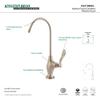 Kingston Brass Gourmetier KS3198NFL Nuwave French Single Handle Water Filtration Faucet, Brushed Nickel view 4
