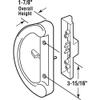 Slide-Co 143598 Sliding Patio Door Handle Set - Replace Old or Damaged Door Handles Quickly and Easily  White Diecast, Mortise Style, Non-Keyed, Fits 3-15/16 Hole Spacing (Single Pack) view 2
