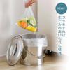 Shimomura 20442 Tsubamesanjo Bucket with Lid, 2.8 gal (8 L), Made in Japan, Stainless Steel, Car Washing, Cleaning, Garbage Bin, Unbreakable, Durable, Outdoor view 4