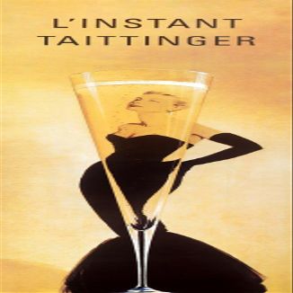 L'Instant Taittinger (Grace Kelly Champagne Ad) Poster 12 x 36in