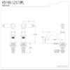 Kingston Brass KS1102PL Heritage Basin Tap Faucet, Polished Brass view 3