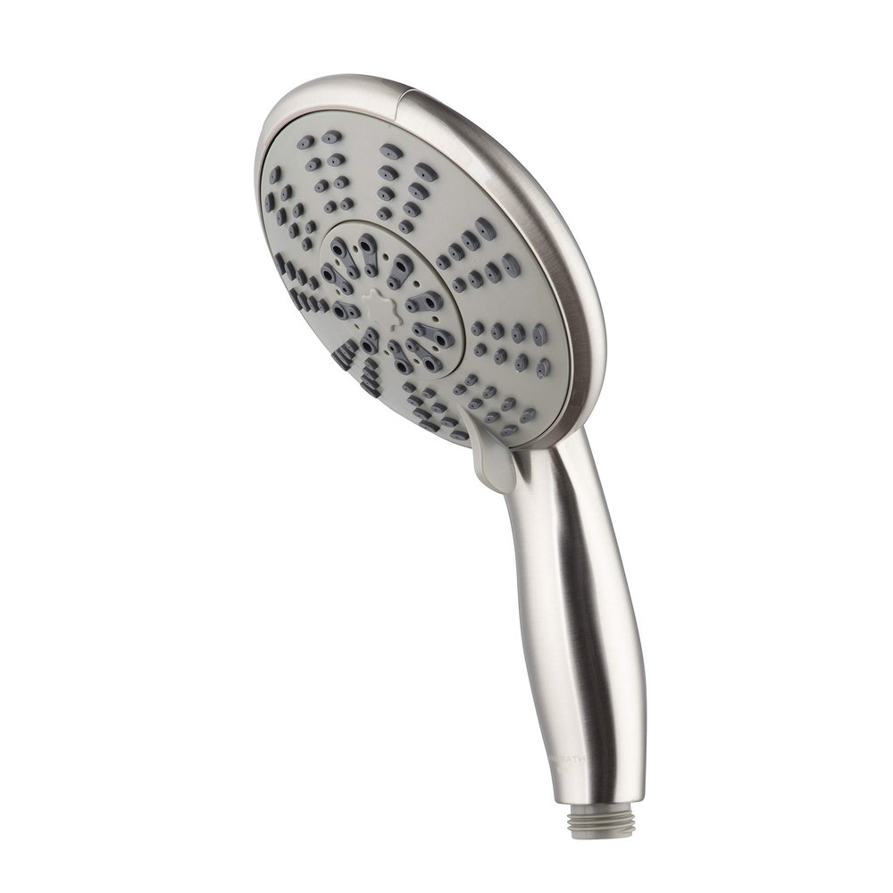 Ana Bath High Pressure 5 Inch 5-Spray Setting Handheld Shower Head, Spot Resist Brushed Nickel
