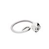 Alessi Pip Key Ring Aleesi FGO02 Pip Key Ring, Silver view 1