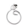 Alessi Pip Key Ring Aleesi FGO02 Pip Key Ring, Silver view 2