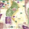 13 Gauge Colorful Escape Series 6120 Potpourri Vinyl Tablecloth 54" X 75' Roll view 1