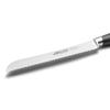 Arcos Bread Knife 8 Inch Nitrum Stainless Steel and 220 mm blade. Obtain a great variety of cuts for your food. Ideal knife for daily domestic use. Series Kyoto. Color Black view 3
