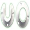 Lido 5-1/2 in. L x 1-5/16 in. Dia. Powder Coated Steel Closet Flange Set view 1