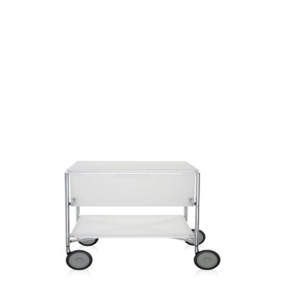 Kartell Mobil Drawers on Wheels by Antonio Citterio with Oliver Low, Pack of 1, Opaline Ice