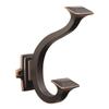 Hickory Hardware P25025-SN Double Coat Hook, 0.875-Inch, Satin Nickel view 1