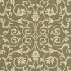 SAFAVIEH Washable Rug Outdoor Courtyard Collection - 7'10" Square, Olive & Natural, Non-Shedding & Easy Cleaning, Ideal for Patio, Backyard, Mudroom (CY2098-1E06) view 4