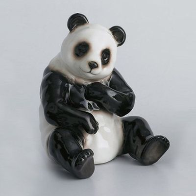 Franz Porcelain "Bamboo Song Bird", Panda Bear Figurine, XP1001A