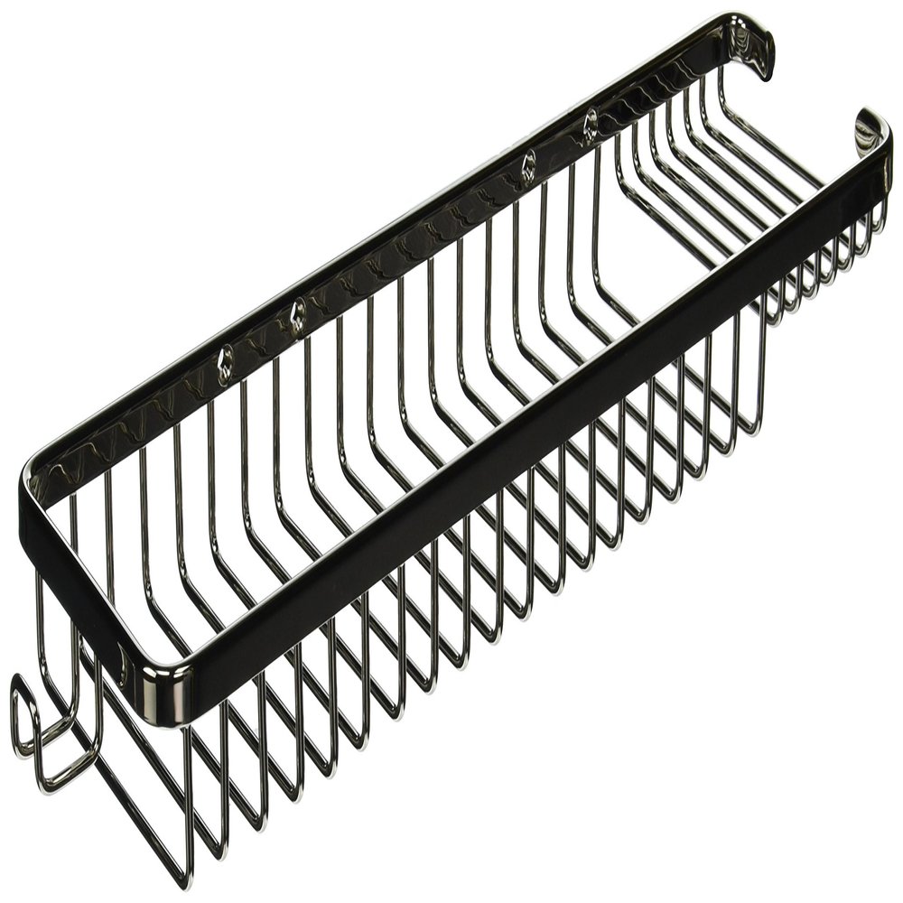 Deltana WBR1850HU14 17 1/2-Inch Rectangular Wire Basket with Hook