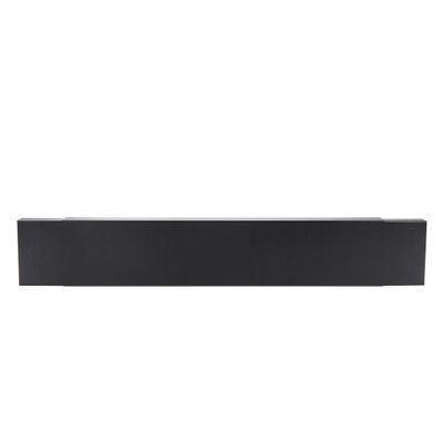 HY-C Adjustable Smoke Guard for 28.5" L x 48" W Fireplaces, Black Powder Coat Finish, 4" Height