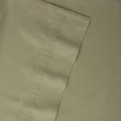 Pointehaven 300 TC Deep Pocket 100-Percent Egyptian Cotton Sheet Set, Sage, Twin XL