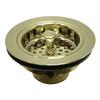Kingston Brass KBS1002 Kitchen Sink Basket Strainer, Polished Brass view 1