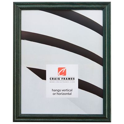 Craig Frames 200ASH 20 by 26-Inch Picture Frame, Wood Grain Finish, 0.75" Wide, Green