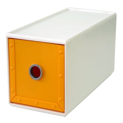 way-be Yahata Kasei Fs-720 Small Storage File Store's Vivid (File Stores) Orange