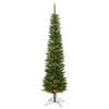 Vickerman 7.5' Durham Pole Pine Artificial Christmas Tree - Warm White LED Dura-lit Lights - Faux Christmas Tree - Seasonal Indoor Home Decor - Reliable and Durable view 3