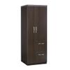 Safco Mayline APSTLDC Aberdeen Personal Storage Tower with 2 Doors and 2 Drawers, Mocha Tf view 1