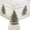 Spode - Fabric Tablecloth, Kitchen Table Accessories, Holiday Home Decor (Spode Christmas Tree Collection, 60" x 144") view 1