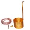 Home Brew Stuff Copper Immersion Wort Chiller 50' X 3/8" w/Vinyl Hoses view 2