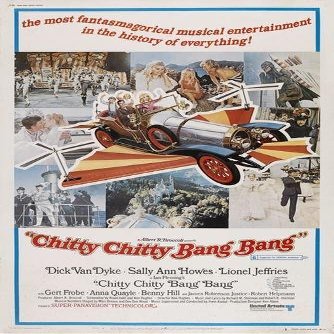 Chitty Chitty Bang Bang Movie Poster 24x36