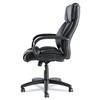 Alera Fraze Series High-Back Swivel/Tilt Chair, Black Leather view 4