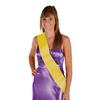 Beistle Party Costumes Decoration Satin Sash 33" x 4" - 6 Pack, (1/Pkg) view 1