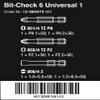 BIT-CHECK 6 UNIVERSAL 1 BITS F. SLOTTED/PH/PZ SCREWS view 2