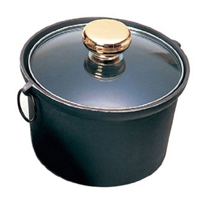 Aluminum Alloy Single Person Shabu Pot with Glass Lid