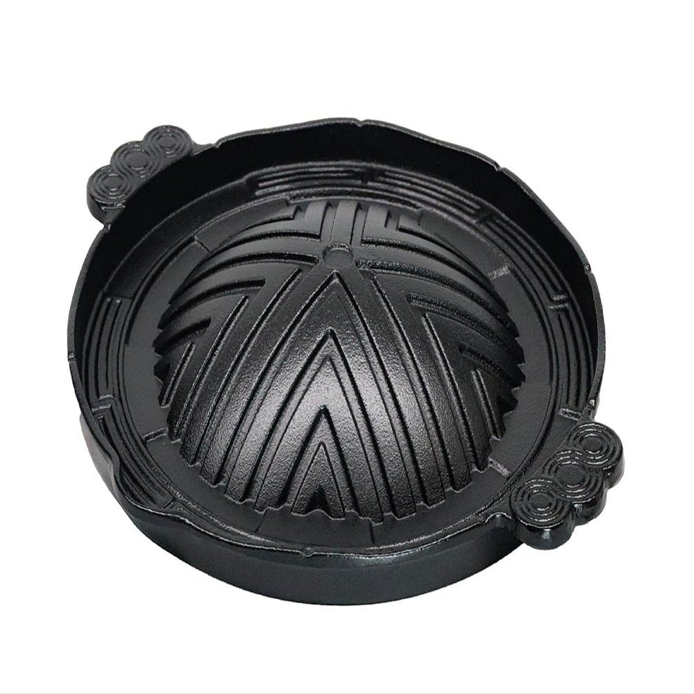 Asahi QGV11029 Iron Gengis Pot, 11.4 inches (29 cm), Cast Iron, Taiwan