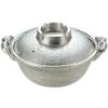  aluminum white finish pot 27cm view 1