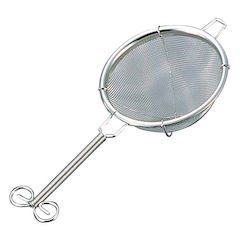 18-8 Common Pattern Tea Strainer, Large, Double, 3.3 inches (83 mm)
