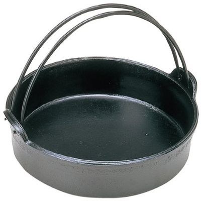 aluminum sukiyaki pot with vine 26cm