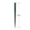 Akebono PM-327 Noodle Bashi, Black, 11.8 inches (30 cm), Bag, Made in Japan, Commercial Supplies, Double Embossed Tip, Non-Slip, Firm Grip, Double Embossed Chopsticks view 2