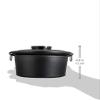 Aluminum Alloy Single Person Shabu Pot with Lid view 4