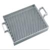 Aluminum Squid Square Steak Pan with Beveled Groove, External Dimensions 14.0 x 9.4 inches (355 x 240 mm) view 1
