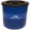 Witt Industries SC20-01-RC-BL Stadium Series Waste Recycling Receptacle with Round Opening, Steel, 20 gal, Blue view 1