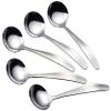 Shimomura 14150 Spoon Bouillon, Set of 5, Made in Japan, Stainless Steel Soup, Porridge, Cupping, 14150 view 1