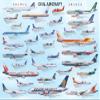 Civil Aircraft, Poster 36 x 24 inch by Eurographics view 1