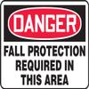 ACCUFORM OSHA Danger Safety Sign: Fall (MFPR102VS) view 1