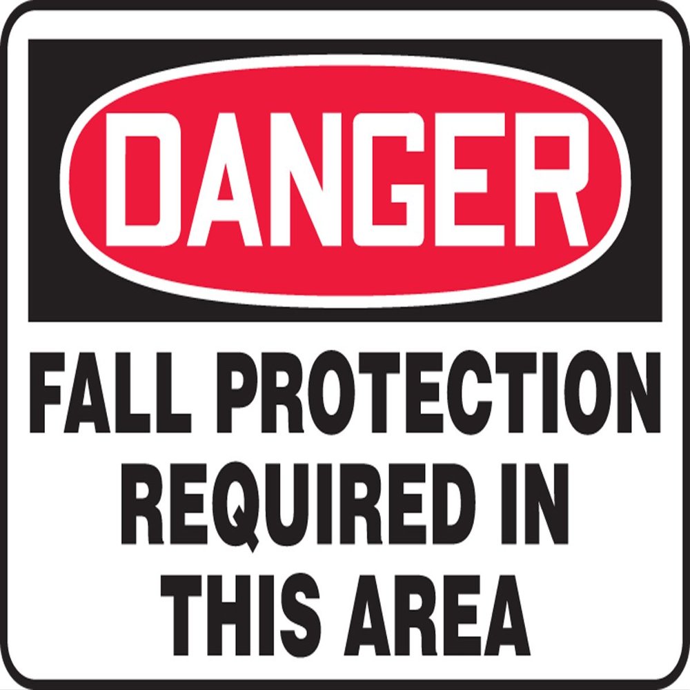ACCUFORM OSHA Danger Safety Sign: Fall (MFPR102VP)